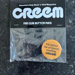 Creem Fan Club Button Pack